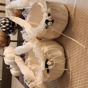 Two flower girl baskets